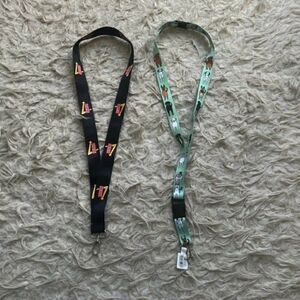 Lanyard 2 Pack In And Out Burger And Funny Dogs Colorful Detachable Keychains
